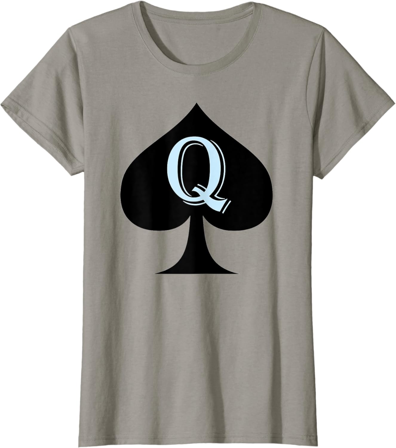 Womens Queen of Spades TShirt Amazon.co.uk Clothing